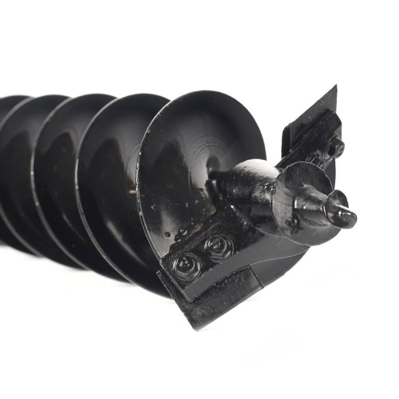 Шнек двухзаходный D 100B для грунта к бензобуру со сменными ножами - изображение 2