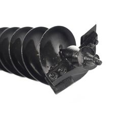 Шнек двухзаходный D 100B для грунта к бензобуру со сменными ножами - изображение 5