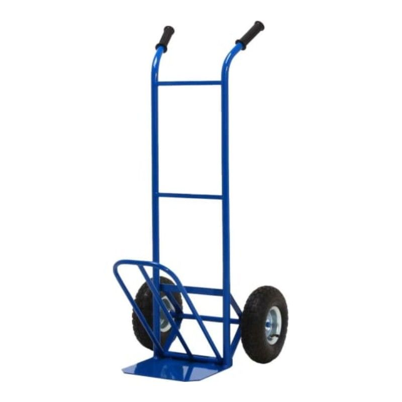 Тележка, двухколесная ручная D-250 мм Промышленник Д-150 П с откидной полкой - изображение 3