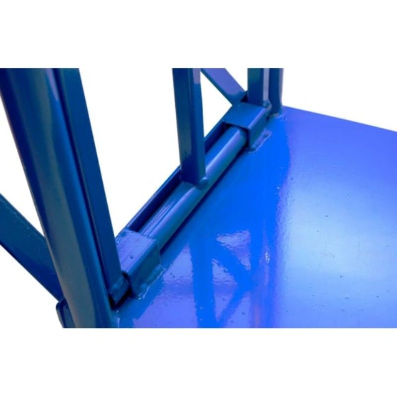 Тележка, двухколесная ручная D-250 мм Промышленник Д-150 П с откидной полкой - изображение 4