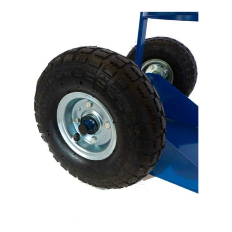 Тележка, двухколесная ручная D-250 мм Промышленник Д-150 П с откидной полкой - изображение 5