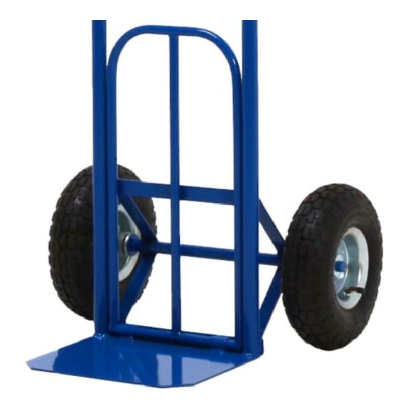 Тележка, двухколесная ручная D-250 мм Промышленник Д-150 П с откидной полкой - изображение 6