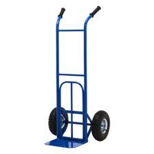 Тележка, двухколесная ручная D-250 мм Промышленник Д-150 П с откидной полкой - изображение 8