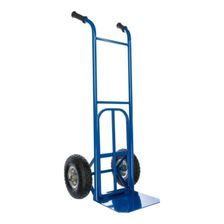 Тележка, двухколесная ручная D-250 мм Промышленник Д-150 П с откидной полкой - изображение 9