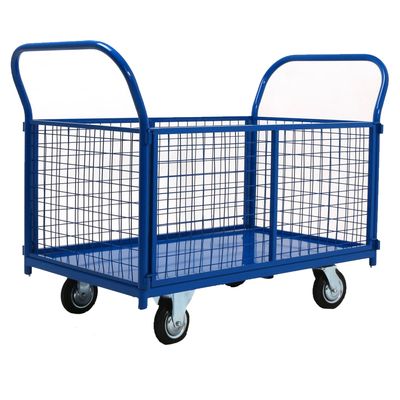 Тележка, двухколесная ручная D-250 мм Промышленник Д-300 с литыми колесами - изображение 9