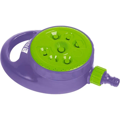 Разбрызгиватель, АБС-пластик, вращающий с тремя лопостями, штуц D 3/4, с подставкой, площадь полива - изображение 18