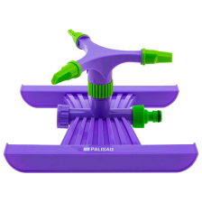 Разбрызгиватель, АБС-пластик, вращающий с тремя лопостями, штуц D 3/4, с подставкой, площадь полива - изображение 2