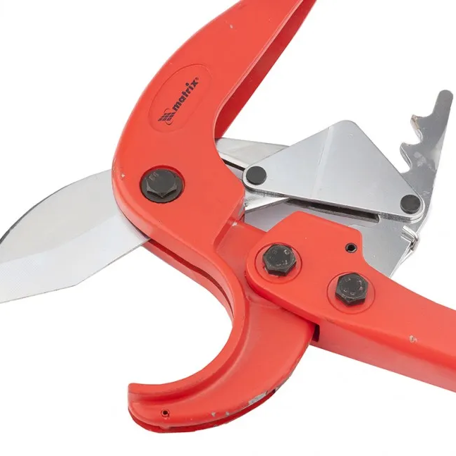 Ножницы для резки изделий из ПВХ, универсальные, D 63 мм, порошковое покрытие рукояток Matrix - изображение 2