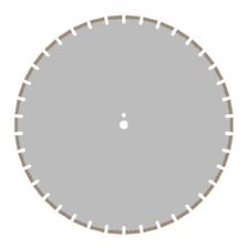 Алмазный диск НИБОРИТ Бетон-Асфальт d 650×25,4 - изображение 2