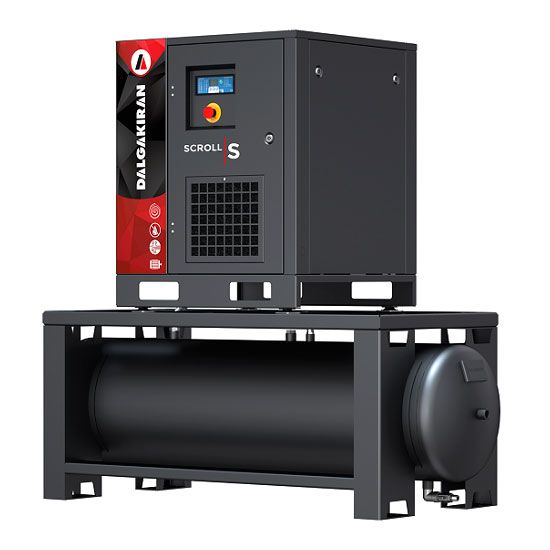 Компрессор спиральный DALGAKIRAN DS 7,5-10-500 (2x3,7)