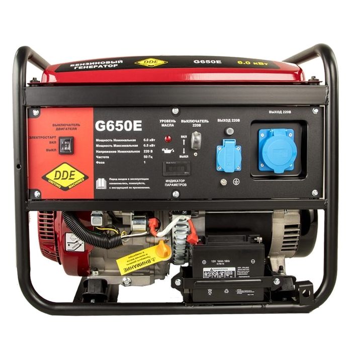 Бензиновый генератор DDE G650Е - изображение 2