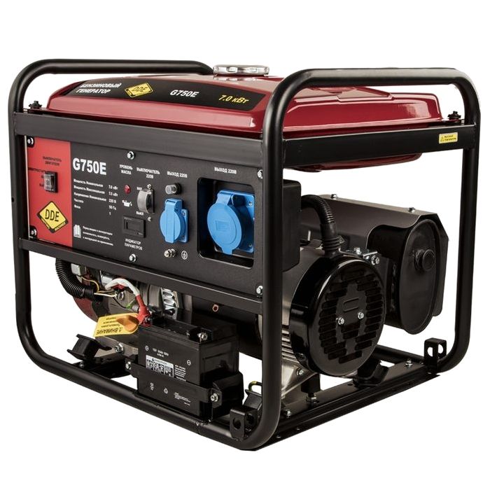 Бензиновый генератор DDE G750E - изображение 2