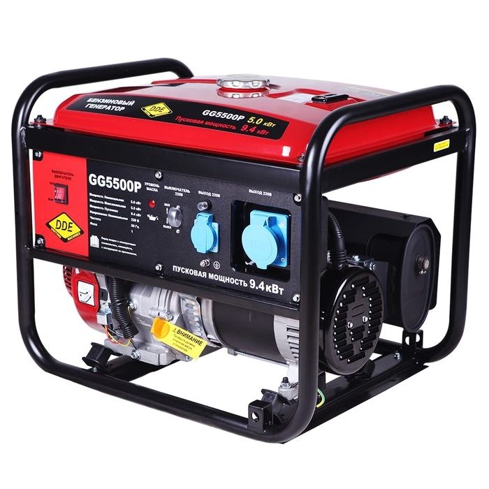 Генератор бензиновый DDE GG5500P - изображение 2