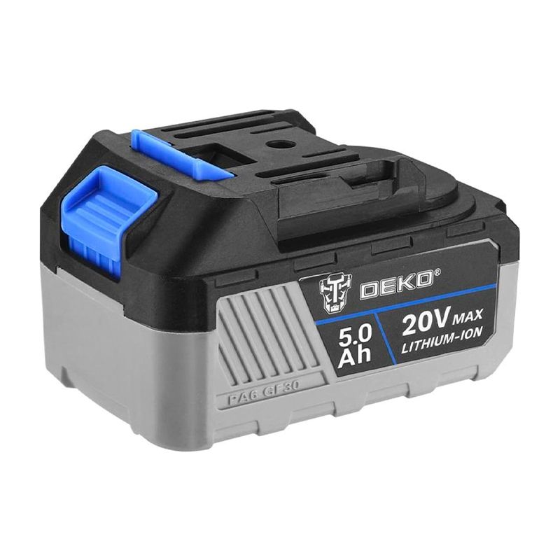 Аккумулятор DEKO (тип BL1850B), Li-ion, 20В, 5.0А*ч