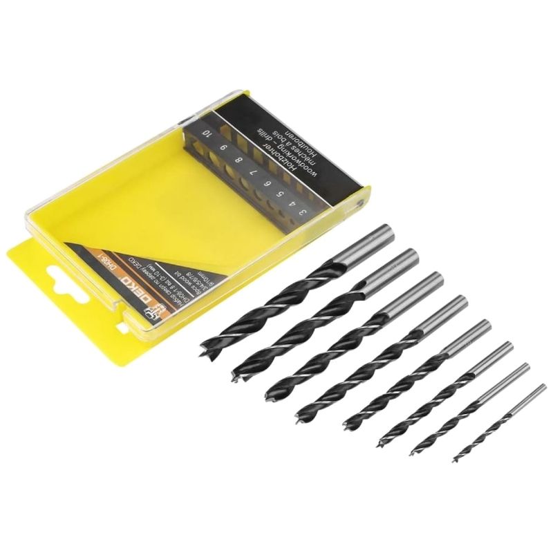 Набор сверл по дереву DEKO DH08-1 8 ед (3-10 мм) - изображение 3