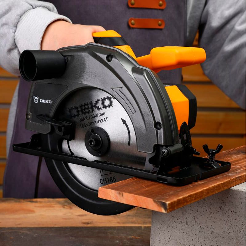 Дисковая (циркулярная) пила DEKO DKCS1800 1800Вт, 185мм диск - изображение 3