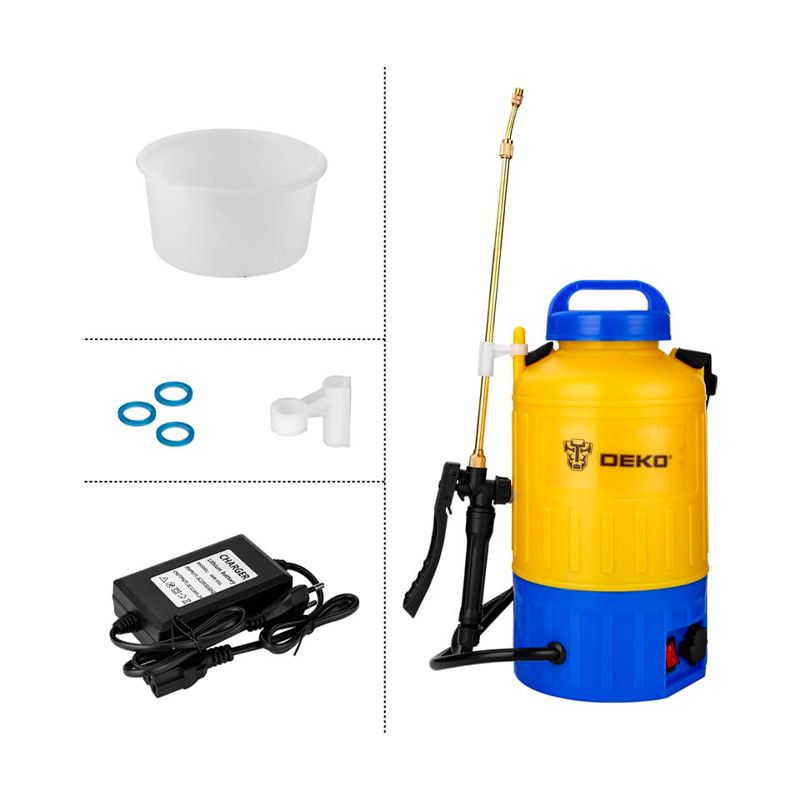 Опрыскиватель садовый аккумуляторный DEKO DKSP09, 5 л - изображение 2