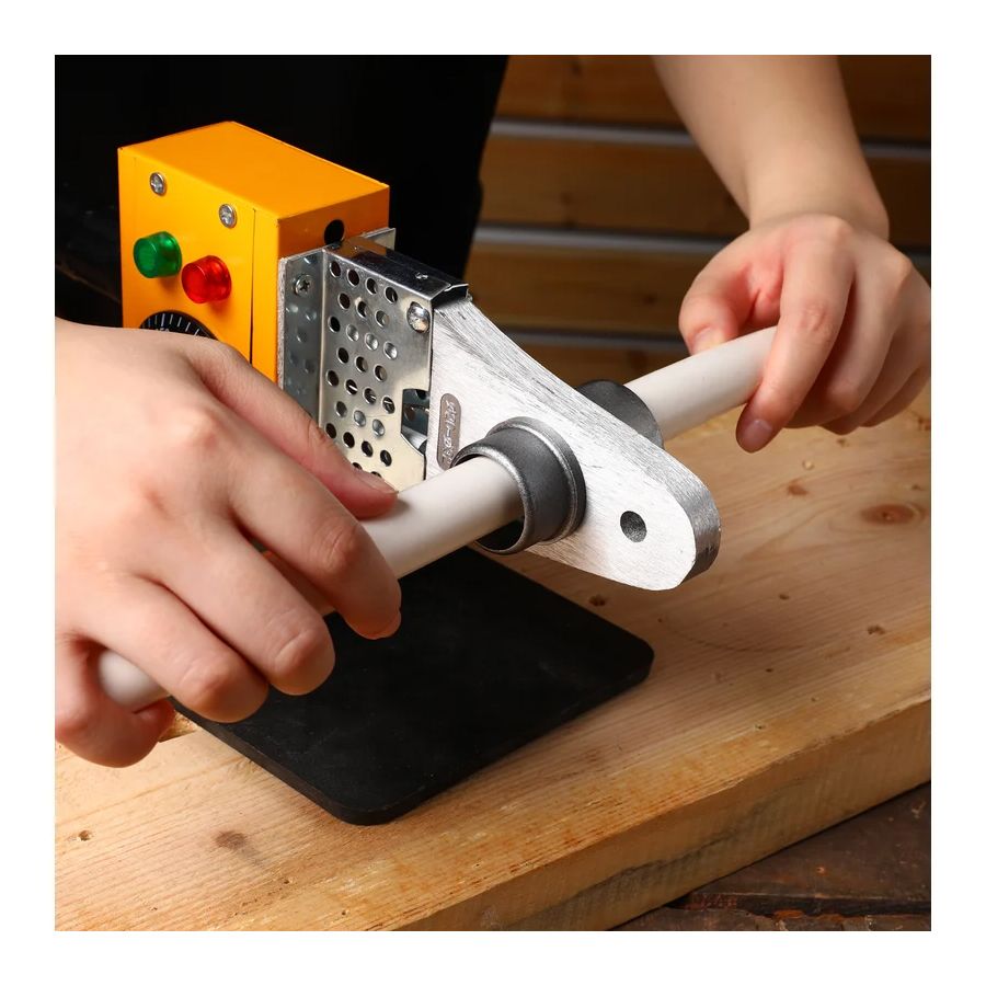 Аппарат для сварки полипропиленовых труб DEKO PPWM1600W в пластиковом кейсе, 3 насадки (20-32 мм) - изображение 3