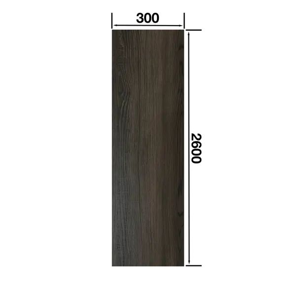 Стеновая панель МДФ DEKOR PANEL Зебрано 2600x300x6 мм 0.78 м2 - изображение 6