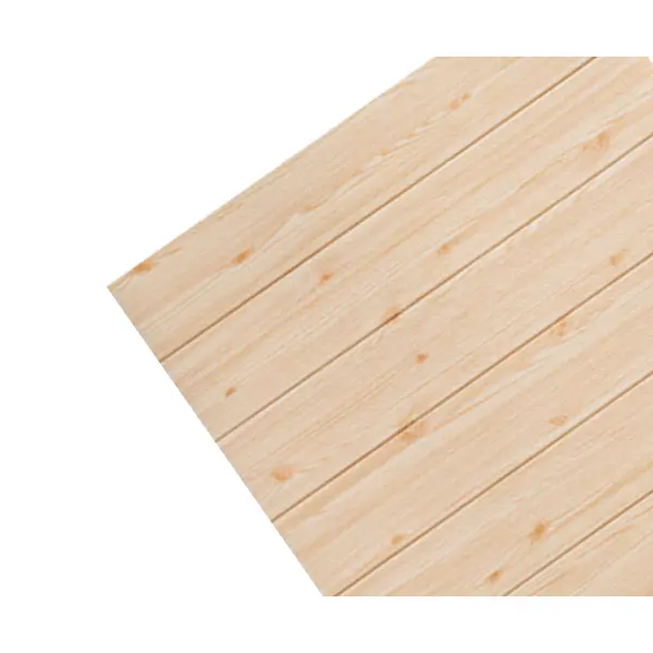 Листовая панель ПВХ самоклеящаяся мягкая DEKOR PANEL 3D дерево бежевое 700x700x4 мм 0.49 м2 - изображение 3