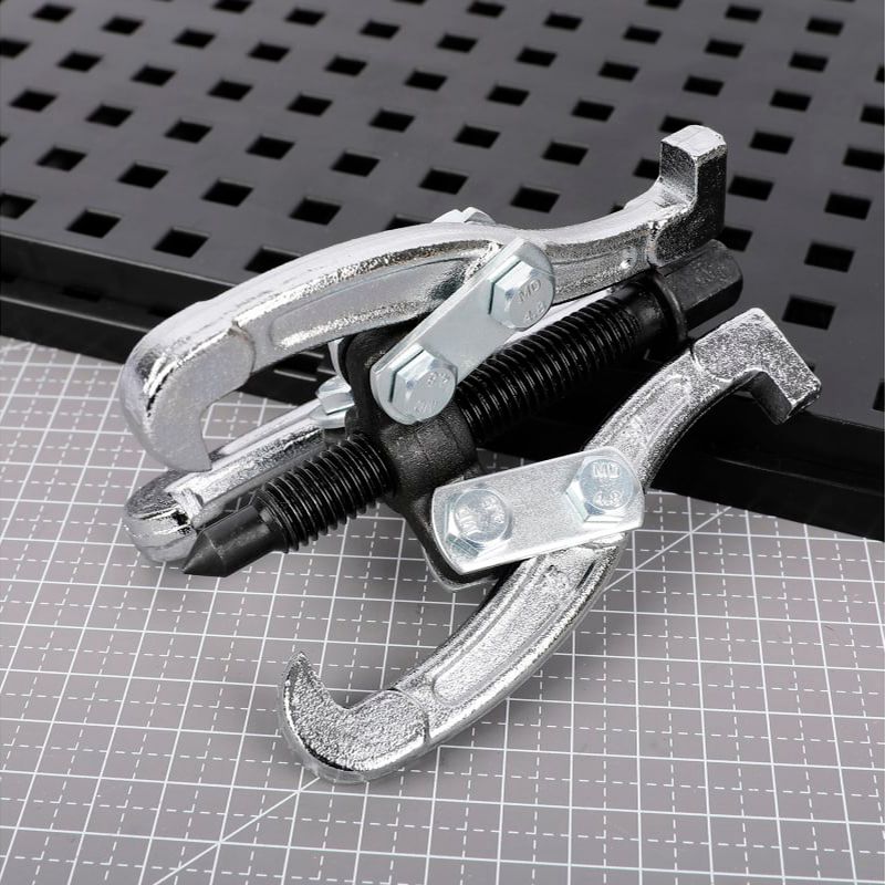 Съемник подшипников трехзахватный DELI dl-s3 (    рабочий ход болта 75мм,  диаметр внешний 15-80мм) - изображение 2