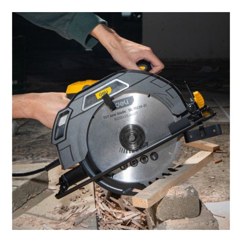 Циркулярная (дисковая) пила DELI DL-YJ235-E1 (  2200Вт, 4200об/  мин, ф235мм, диск в комплекте) 1030 - изображение 11