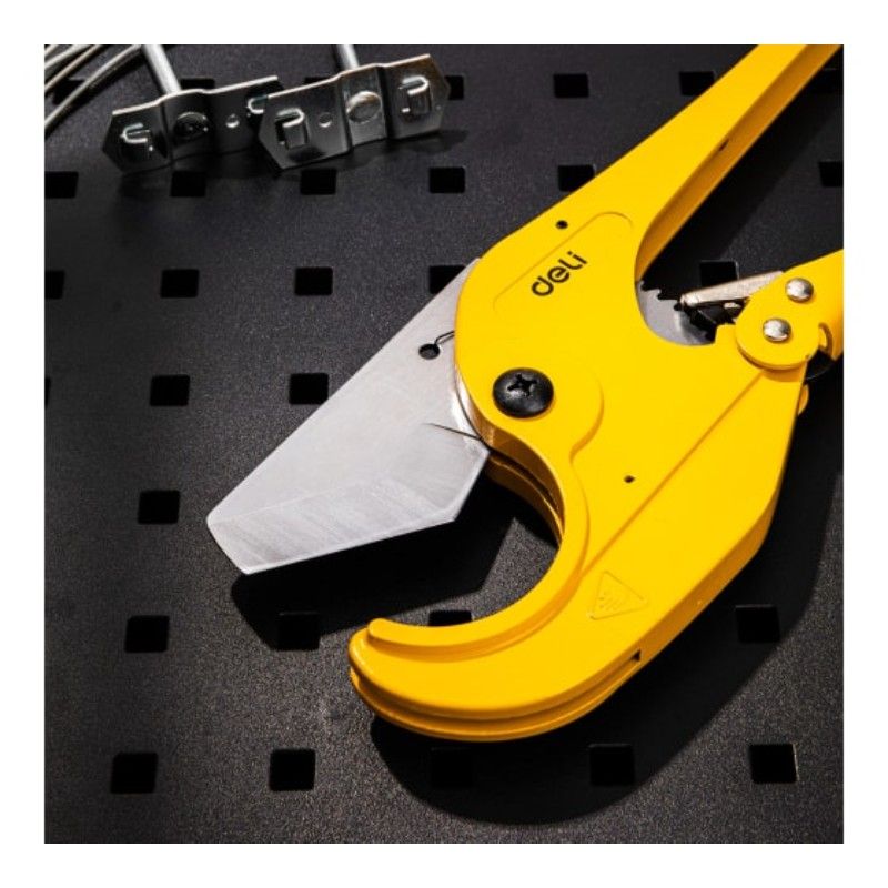 Труборез для пластиковых труб DELI DL2509 63мм (    сталь 3Cr13,    рукоять из алюминиевого сплава - изображение 6