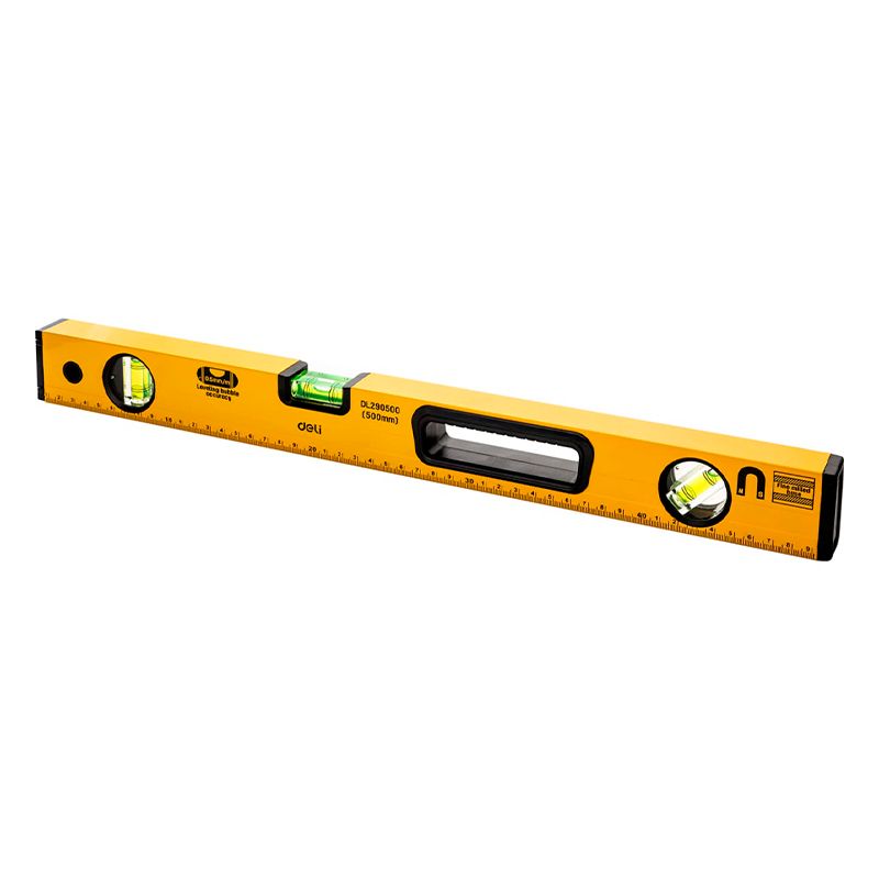 Строительный уровень DELI  DL290500 500мм 98292 - изображение 1