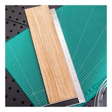 Угловая линейка стальная DELI DL302500 500 мм нержавеющая сталь + алюминиевое основание 104519 - изображение 7