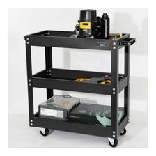 Тележка инструментальная трехсекционная на колесах DELI DL433023 700x350x760мм (до 210кг) - изображение 10