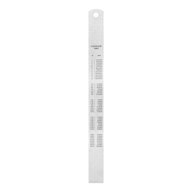 Линейка стальная DELI DL8030Y 300мм нержавеющая сталь 104498 - изображение 2