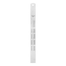 Линейка стальная DELI DL8030Y 300мм нержавеющая сталь 104498 - изображение 7