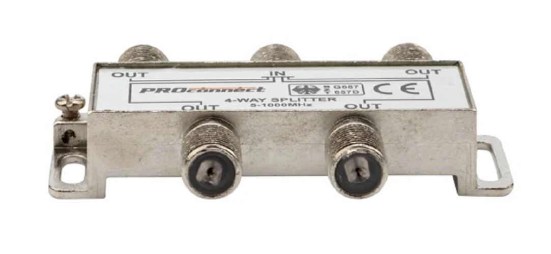 Делитель Proconnect 05-6023 ТВх4 под F-разъем, 5-1000МГц - изображение 3