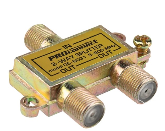 Делитель Proconnect 05-6031 ТВх2 под F-разъем, 5-900МГц - изображение 2