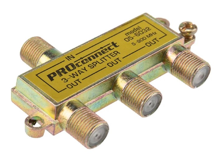 Делитель Proconnect 05-6032 ТВх3 под F-разъем, 5-900МГц - изображение 2