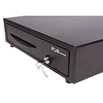 Денежный ящик POScenter 16E 410x420x100 распайка для " ШТРИХ-М", черный - изображение 2