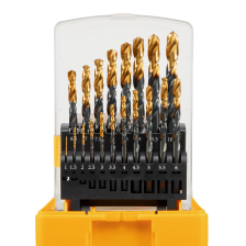 Набор сверл по металлу Denzel 1-10 мм, HSS-Tin, Golden Tip, 19 шт - изображение 10