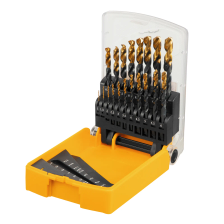 Набор сверл по металлу Denzel 1-10 мм, HSS-Tin, Golden Tip, 19 шт - изображение 9
