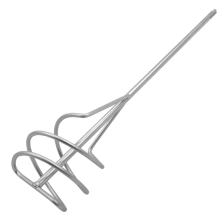 Миксер для песчано-гравийных смесей Denzel 100х450 мм, оцинкованный, хвостовик SDS Plus - изображение 5