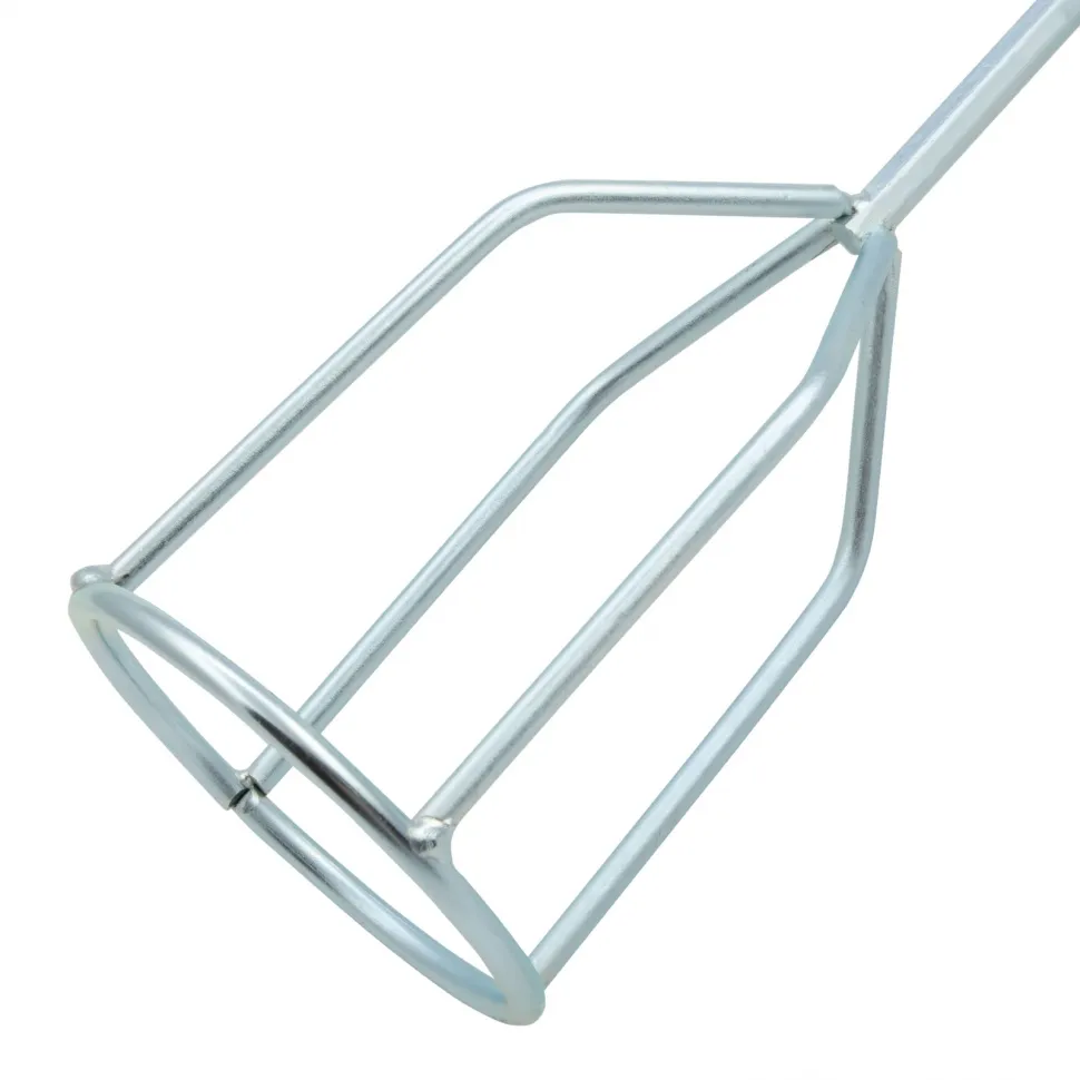 Миксер для гипсовых смесей Denzel 100х590 мм, оцинкованный, шестигранный хвостовик 8 мм - изображение 2