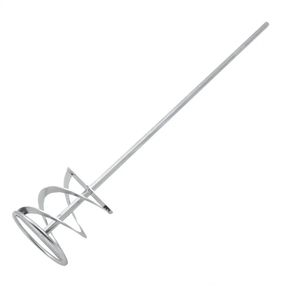 Миксер для красок и штукатурных смесей Denzel 100х600 мм, оцинкованный, шестигранный хвостовик 10мм