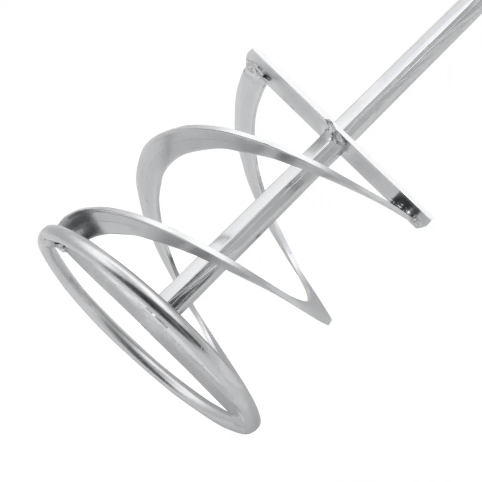 Миксер для красок и штукатурных смесей Denzel 100х600 мм, оцинкованный, шестигранный хвостовик 10мм - изображение 2