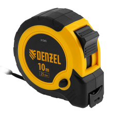 Рулетка Denzel 10мх25мм, двухкомп. корпус, кнопка-пауза - изображение 10