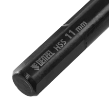 Сверло по металлу Denzel 11 мм, HSS-Tin, Golden Tip, 6 шт. - изображение 9