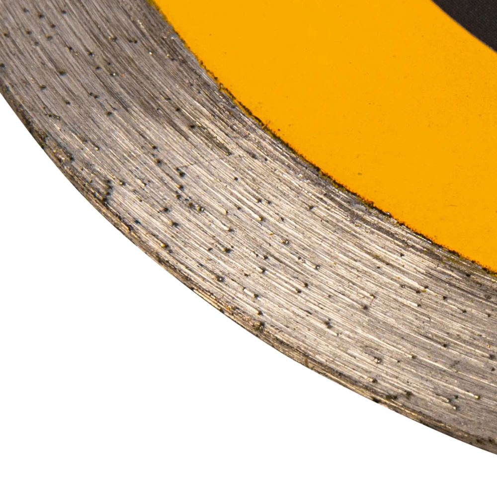 Диск алмазный Denzel 115х22,2 мм, сплошной, супертонкий, горячий пресс, мокрое резание - изображение 3