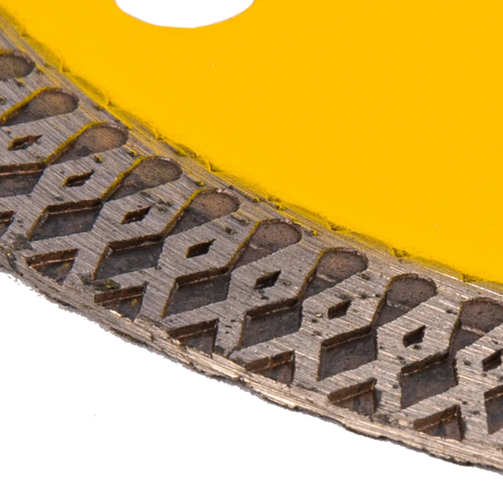 Диск алмазный Denzel 115х22,2мм, сплошной, супертонкий, горячий пресс, сухой/мокрый рез - изображение 3