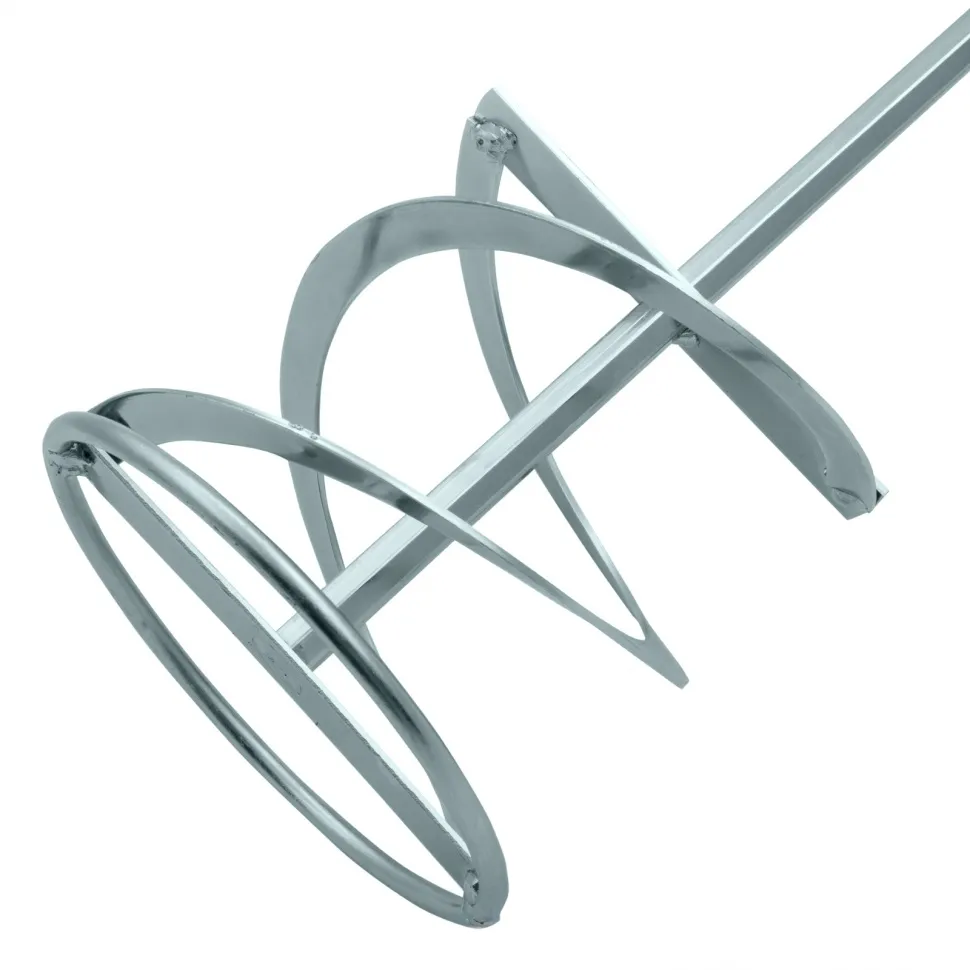 Миксер для красок и штукатурных смесей Denzel 120х600 мм, оцинкованный, шестигранный хвостовик 10мм - изображение 2