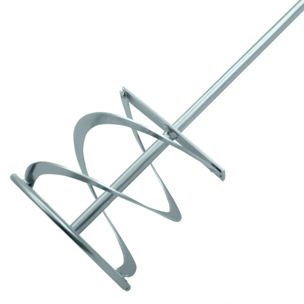 Миксер для красок и штукатурных смесей Denzel 120х600 мм, оцинкованный, хвостовик SDS Plus - изображение 2