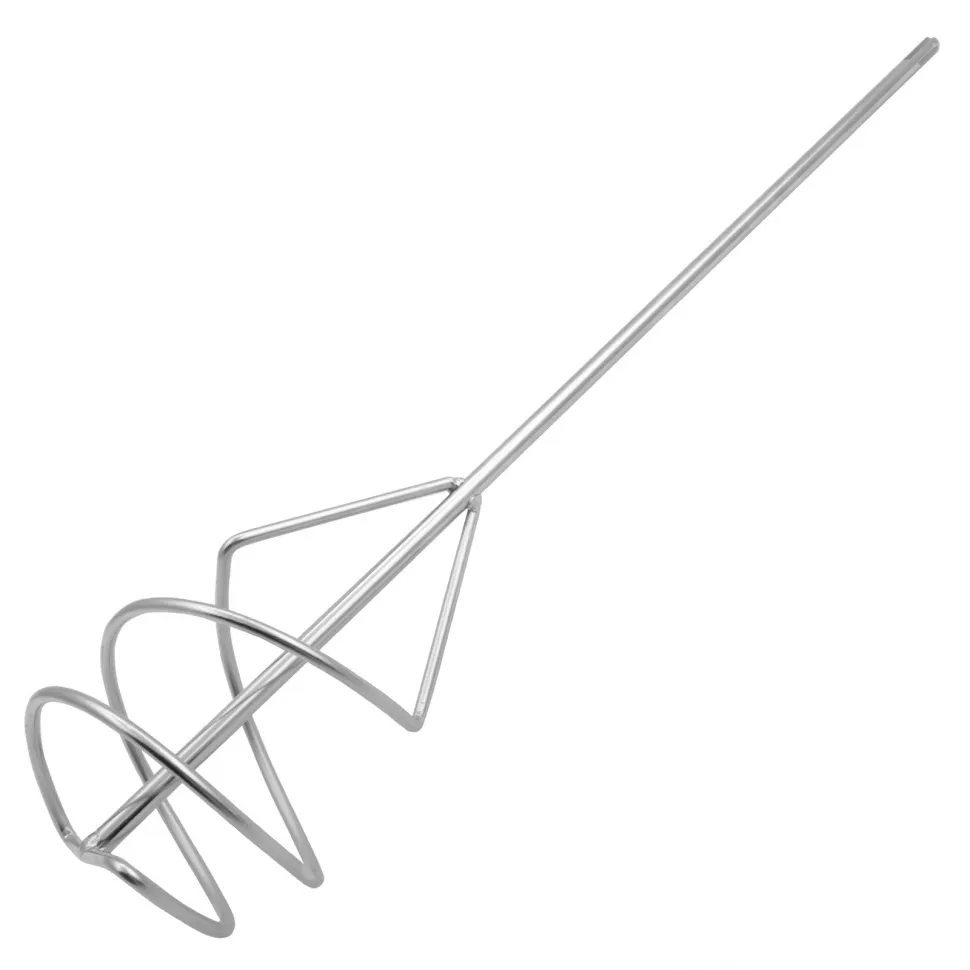 Миксер для песчано-гравийных смесей Denzel 120х600 мм, оцинкованный, хвостовик SDS Plus