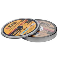 Круг отрезной по металлу Denzel 125х1,0х22,2 мм, WA60TBF, в метал.банке, 10 шт. - изображение 4